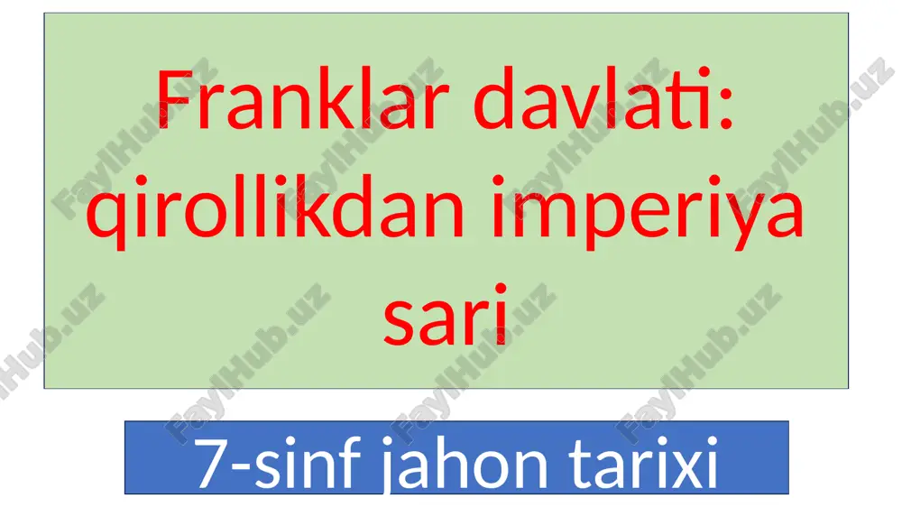 franklar davlati — PPTX