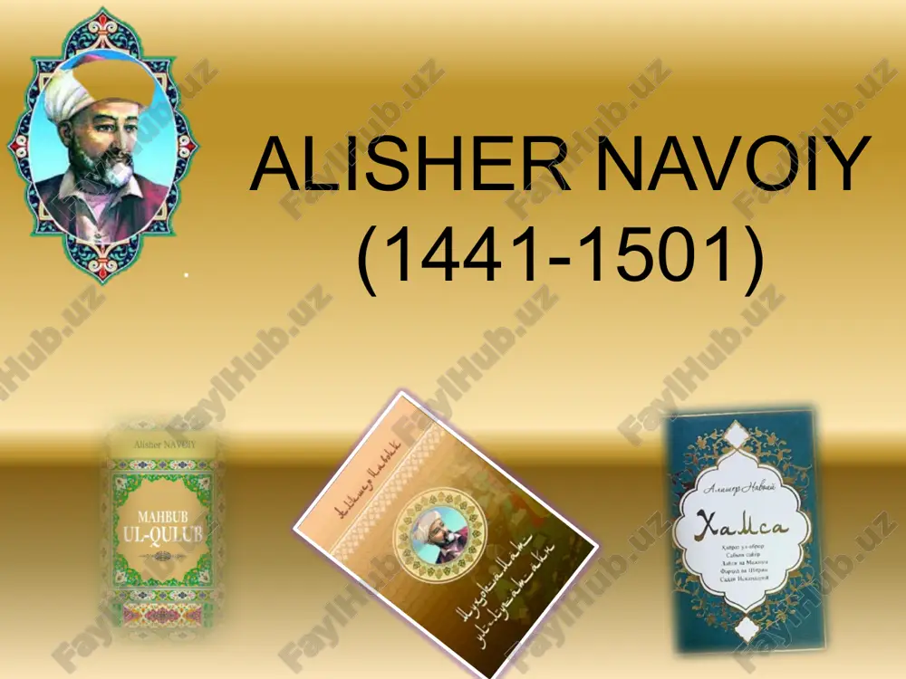 alisher navoiy — PPTX