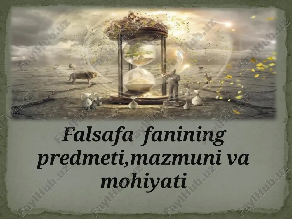 falsafa — PPTX