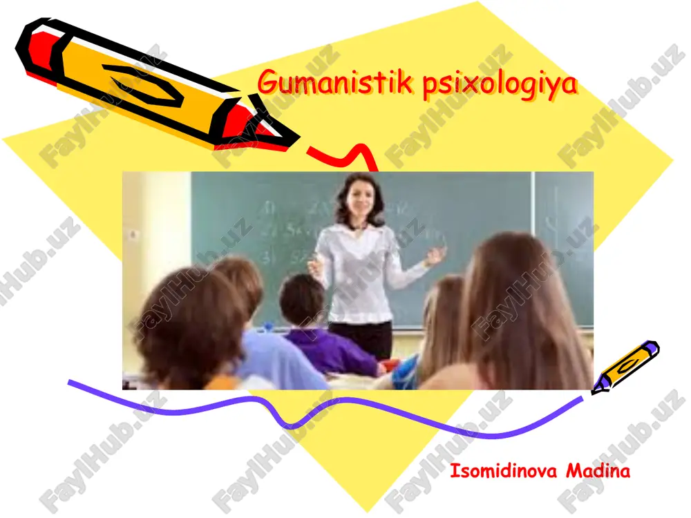 gumanistik psixologiya — PPT
