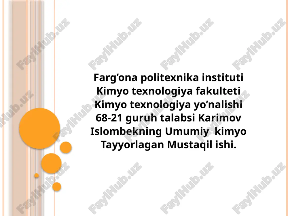 geterogen reaksiyalar va ularning mexanizmi — PPTX