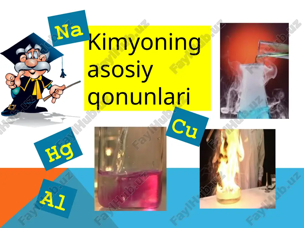 kimyoning asosiy qonunlari — PPT