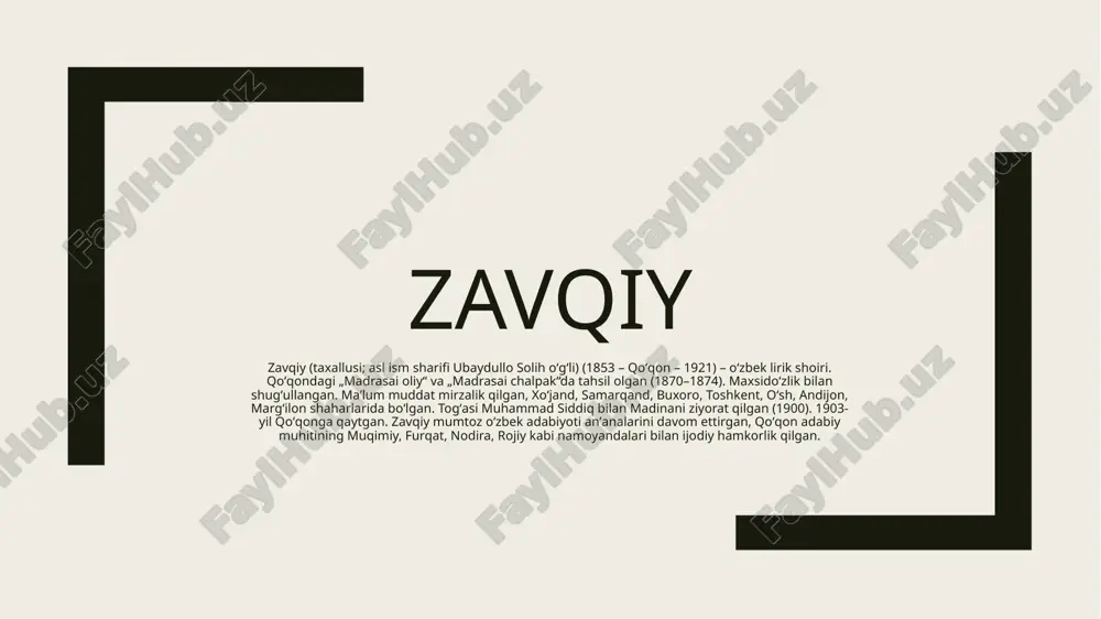 zavqiy — PPTX