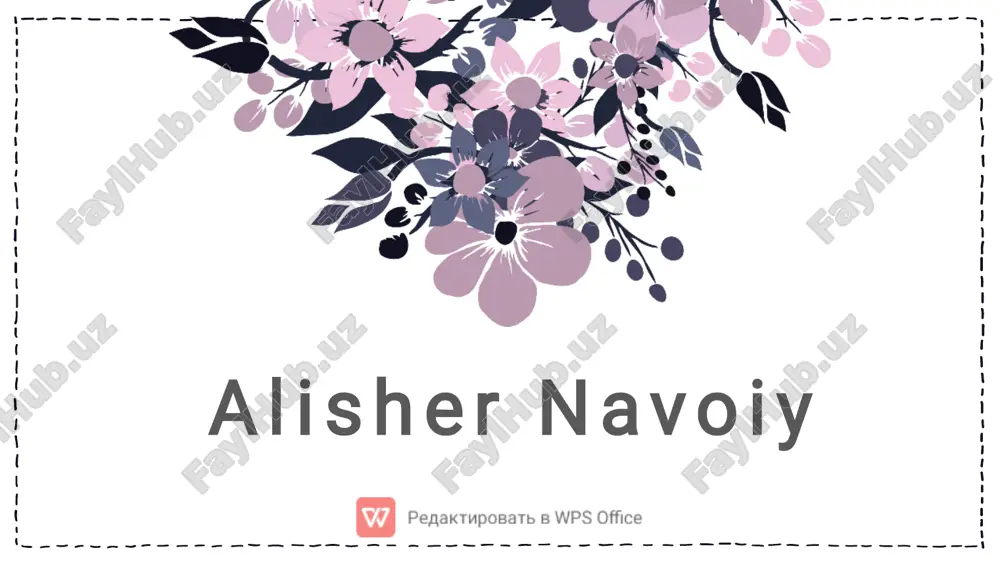 alisher navoiy — PDF