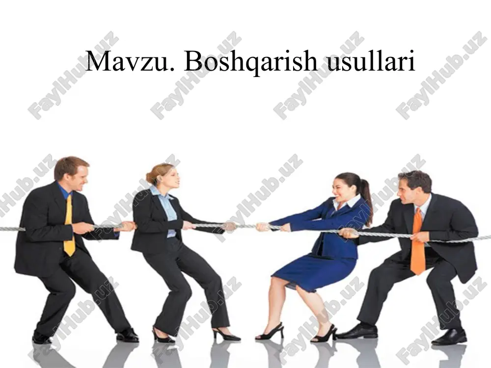 mavzu.boshqarishusullari — PPTX