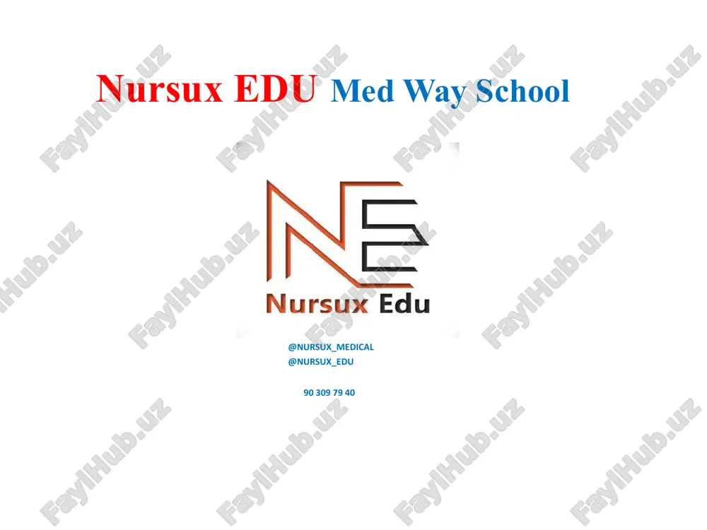 nursux edu medical way school — PPTX