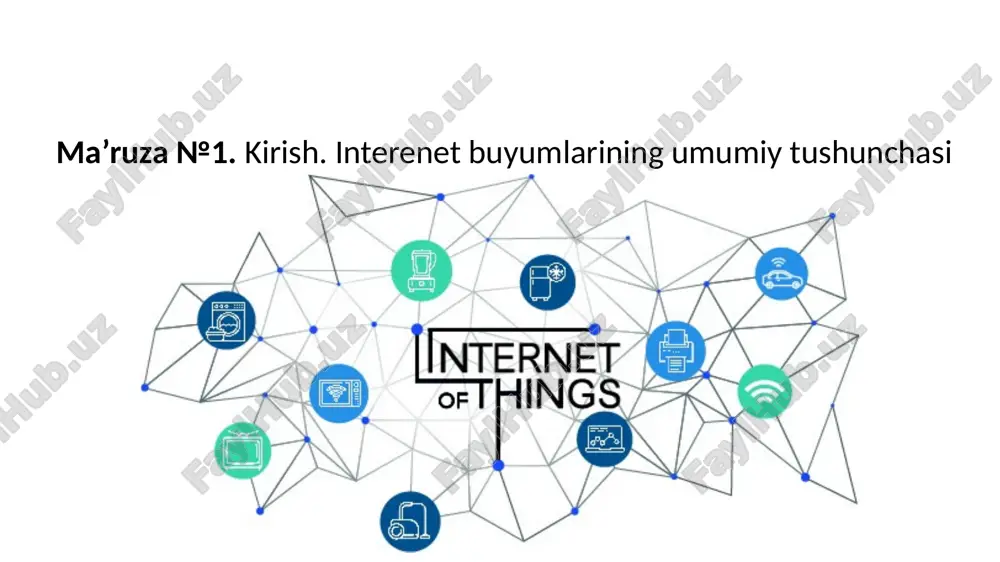 internet of things (iot) — PPTX