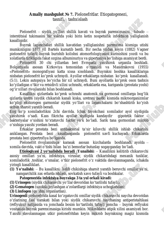 pielonefritlar — PDF