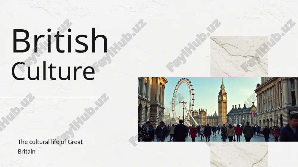 british culture — PPTX