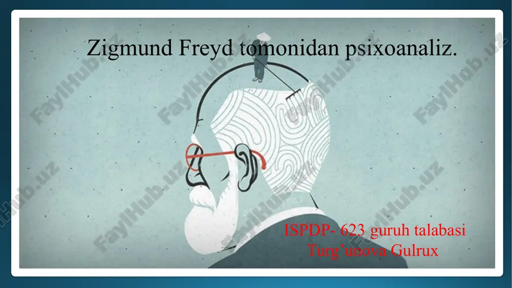 zigmund freyd psixoanaliz — PPTX