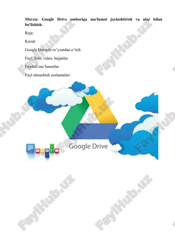 google drive — DOCX