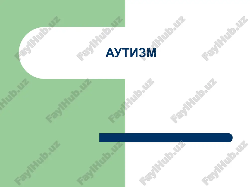 autizm — PPT