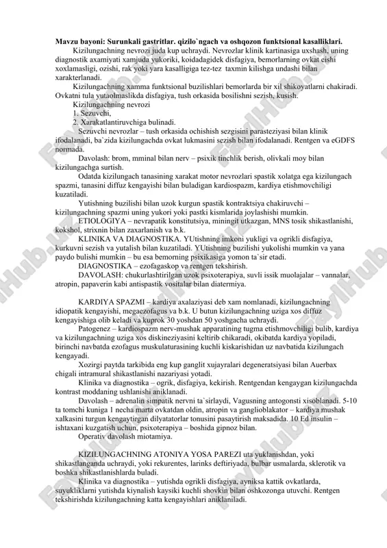 kizilungachning nevrozi — DOCX