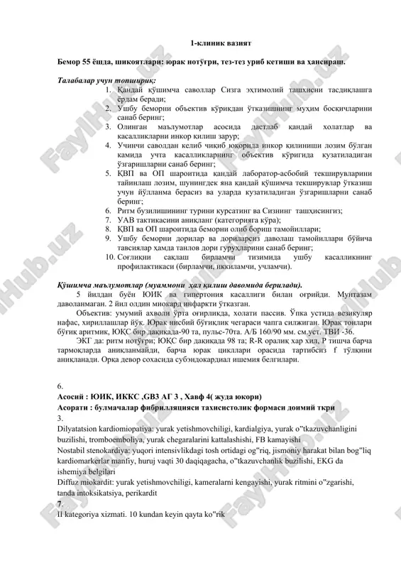 qlinik vaziyat — DOC
