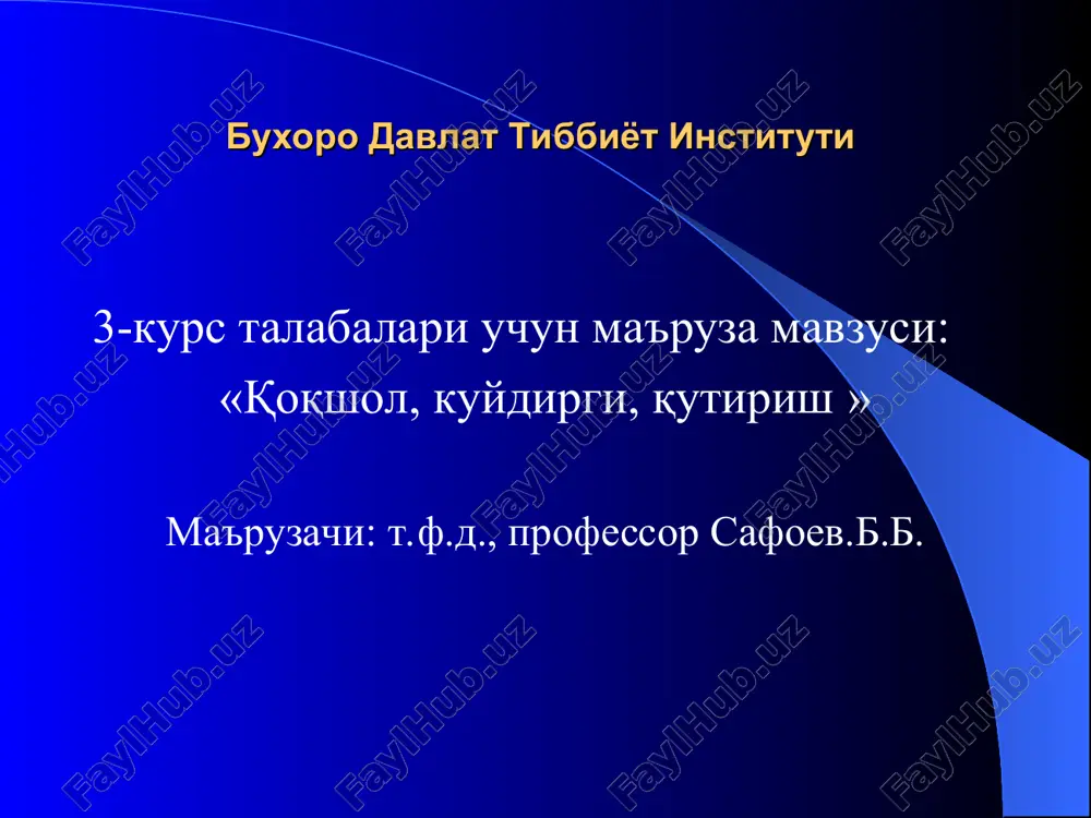 qoqshol — PPT