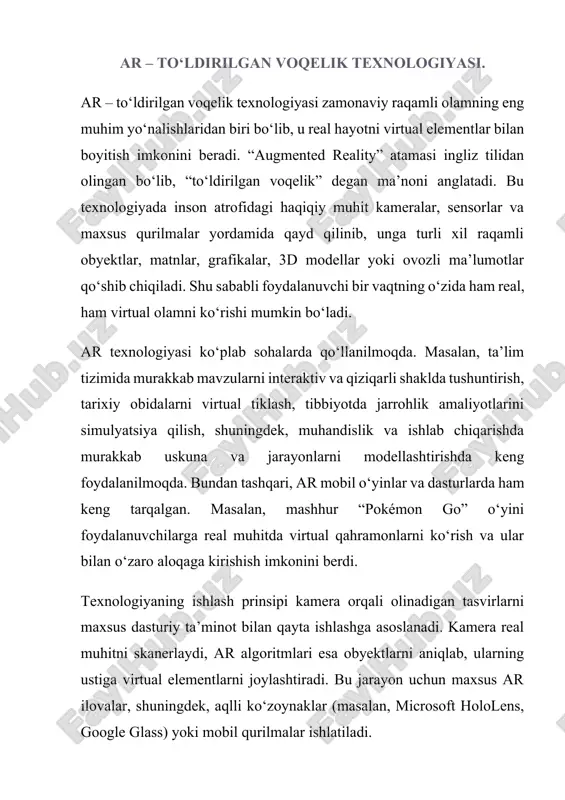 to‘ldirilgan voqelik texnologiyasi — DOCX