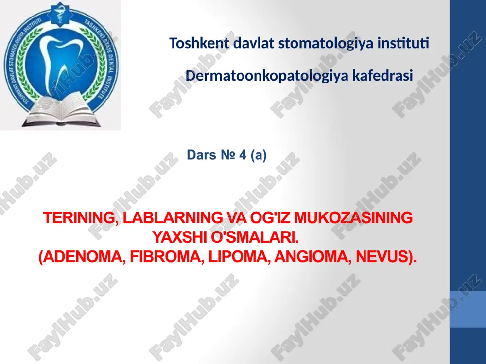 neoplazmalar — PPTX