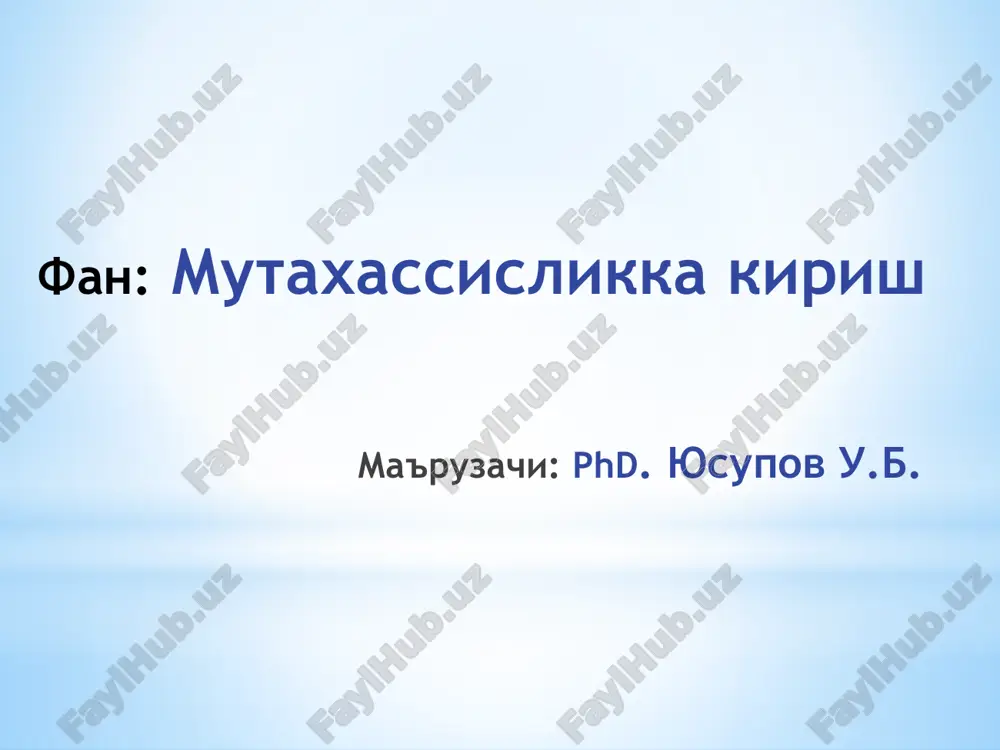 avtomobil sanoati tarixi — PPTX
