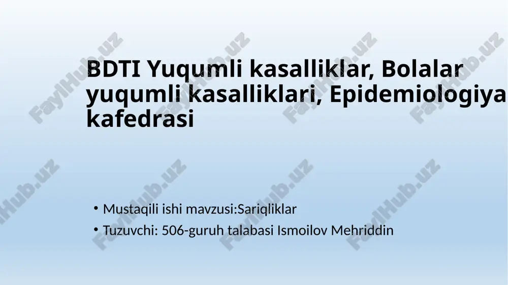 sariqliksinrlar — PPTX