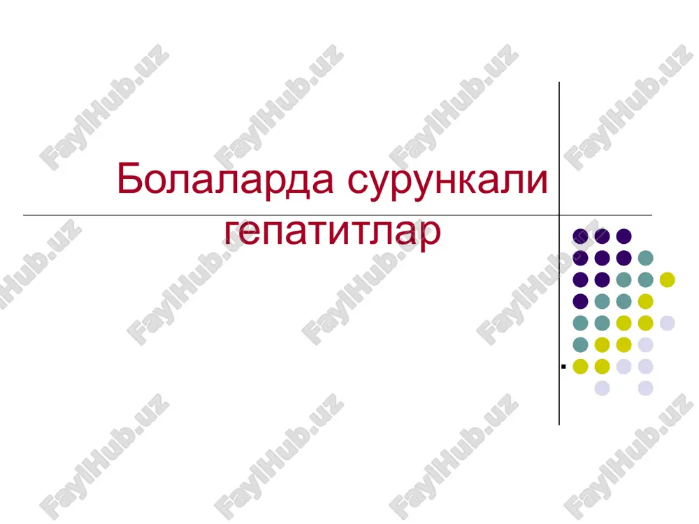 surunkali gepatitlar — PPT