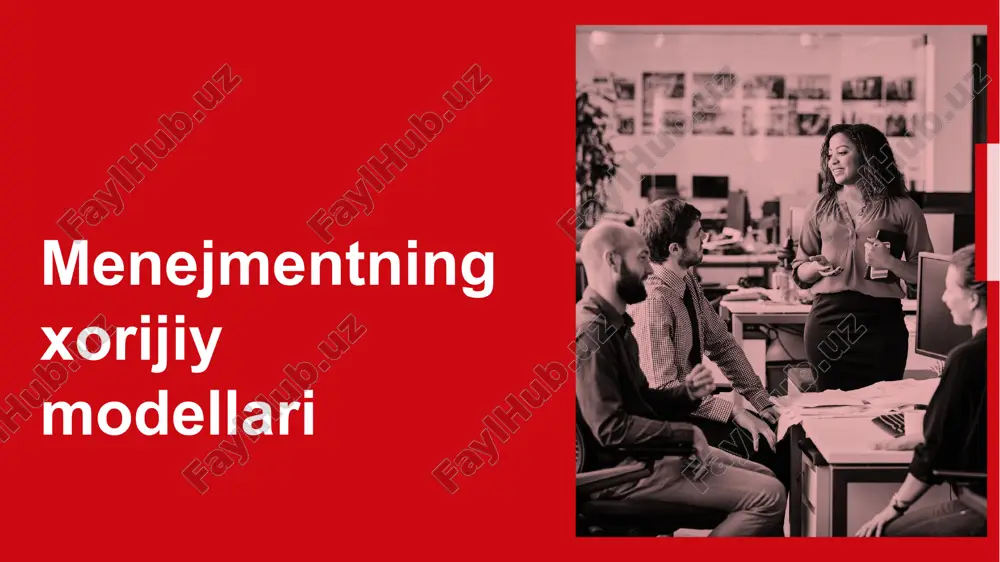 xalqaro menedjment slayd — PPTX