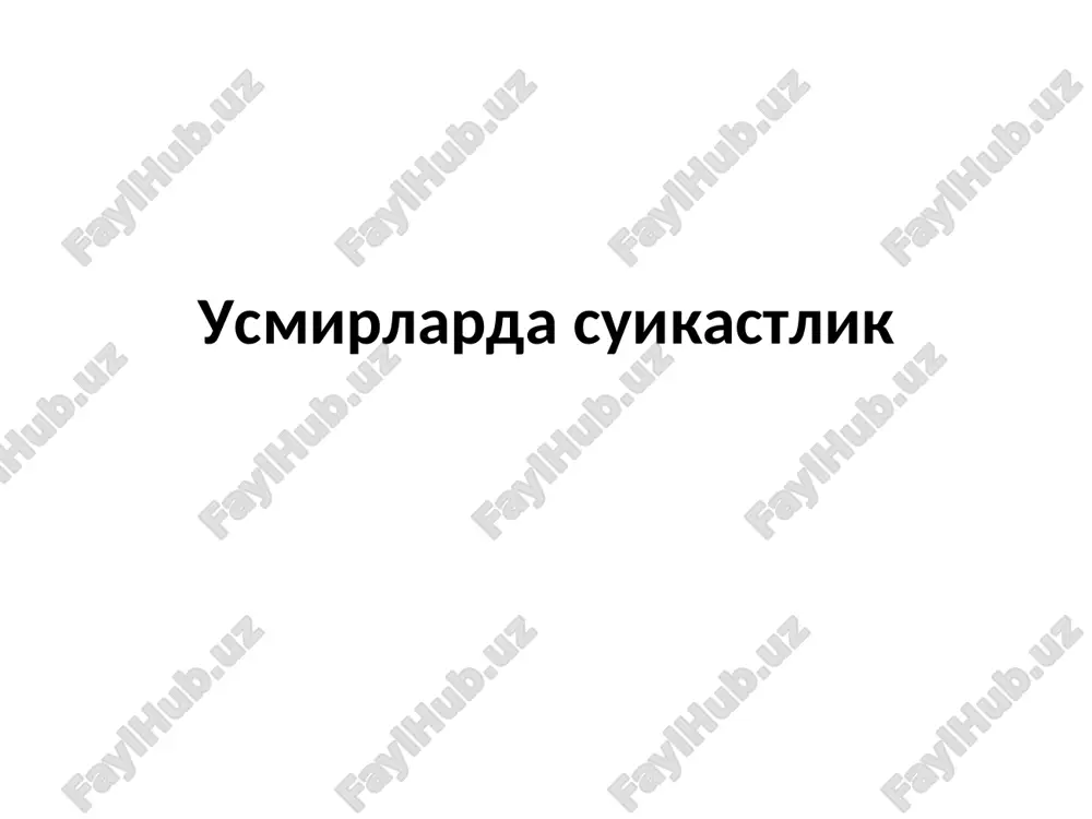 usmirlarda suikastlik — PPT