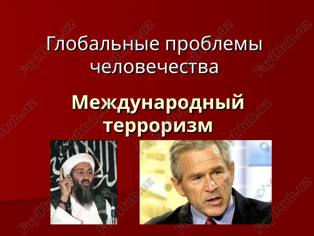 mejdunarodniy terrorizm — PPT