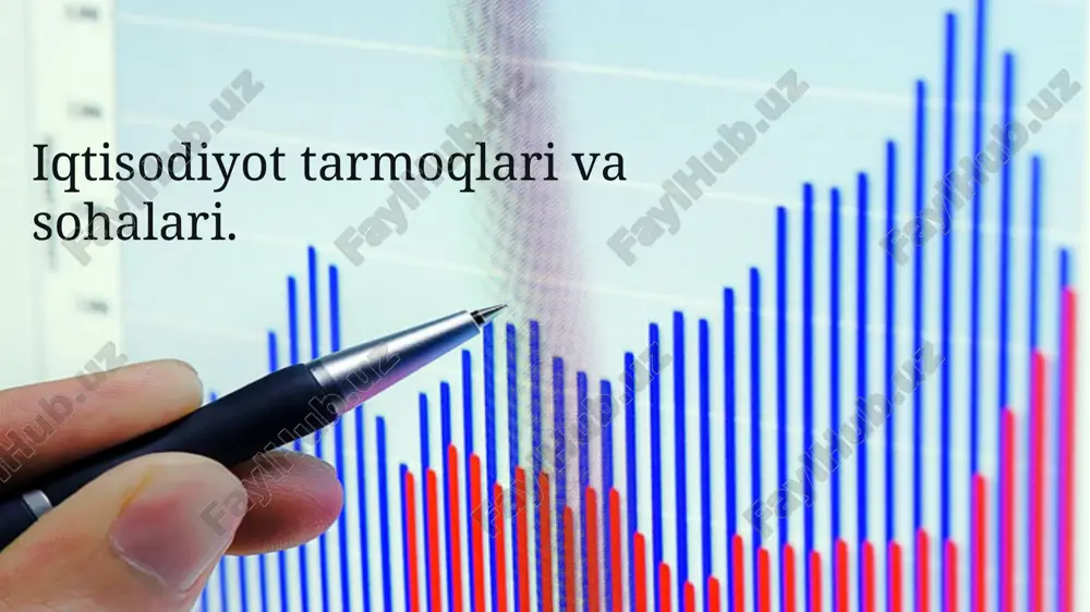 iqtisodiyot tarmoqlari va sohalari — PPTX