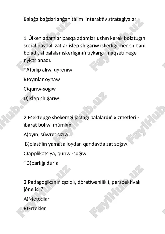 interaktiv texnologiyalar — DOCX