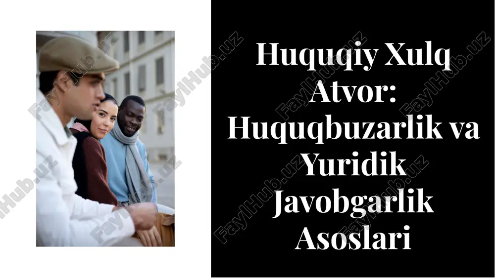 huquqiy xulq — PDF
