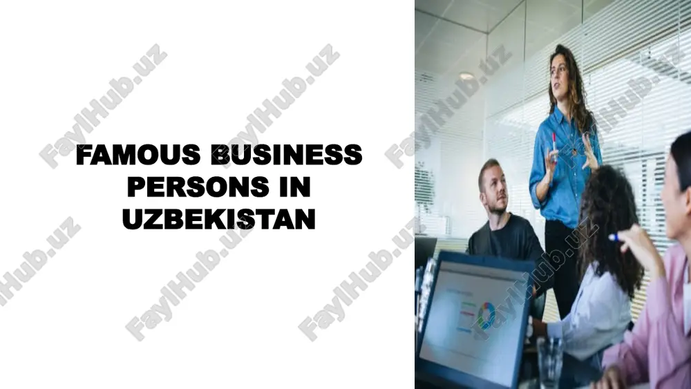 famous businness people in uzbekistan — PPTX