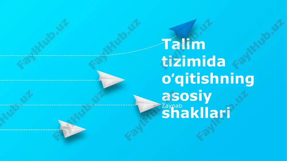 o'rta maxsus, kasb-hunar ta'limi — PPTX