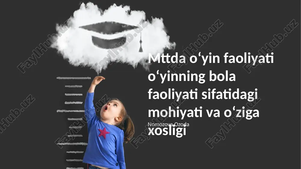 mttda oʻyin faoliyati — PPTX