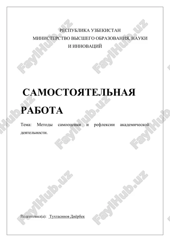 metodlar va praktikalar — DOCX