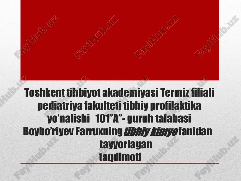 yadro tibbiyoti — PPTX