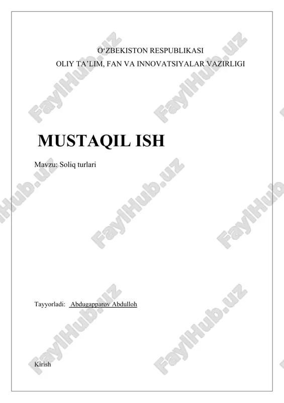 qo'shilgan qiymat solig'i (qqs) — DOCX