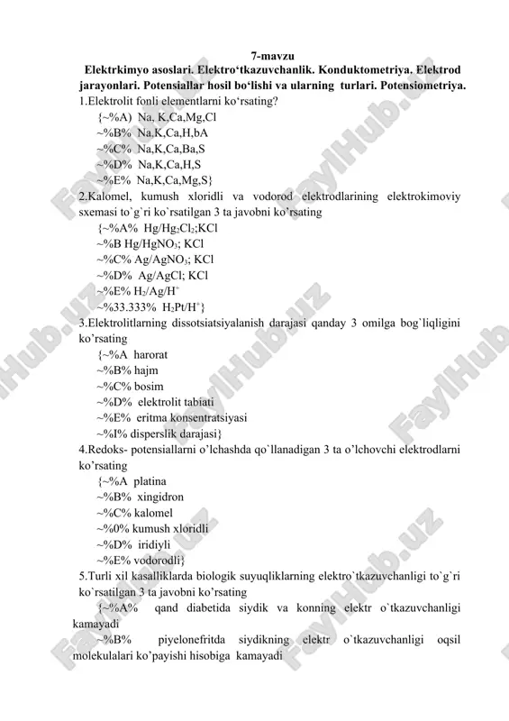 elektrkimyo asoslari — DOCX