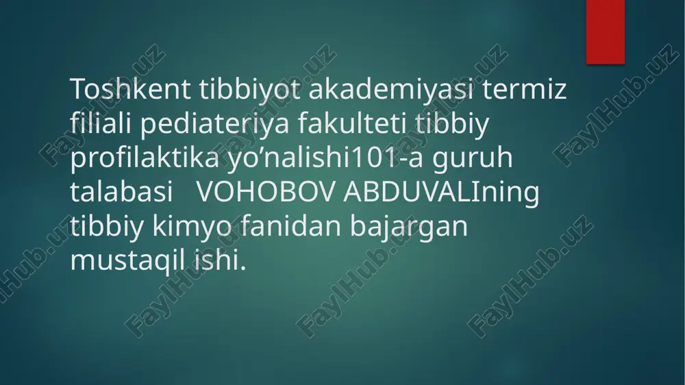 insulin oqsili — PPTX