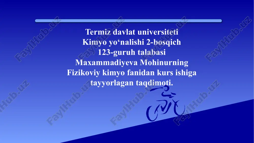 elektrolit eritmalarining elektr o‘tkazuvchanligi taqdimoti — PPTX