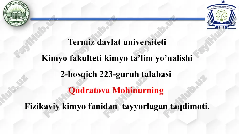 ebulioskopiya — PPTX