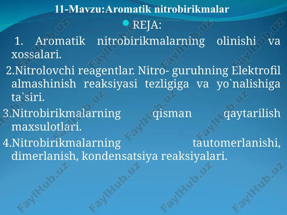 aromatik nitrobirikmalar — PPT