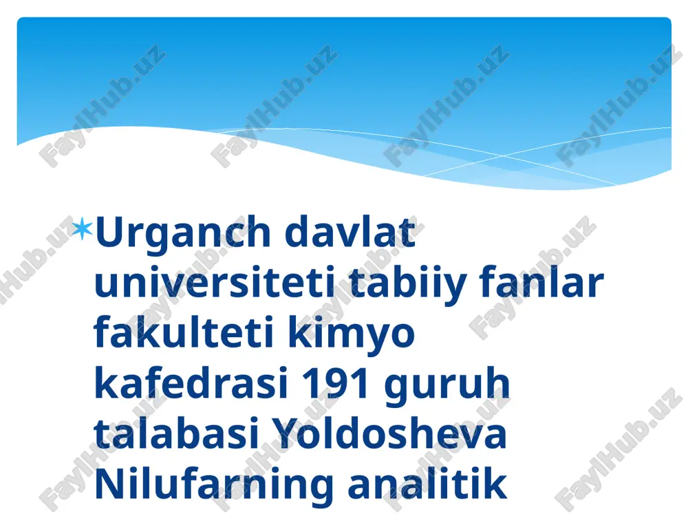 oksidlanish-qaytarilish metodiyasi — PPTX