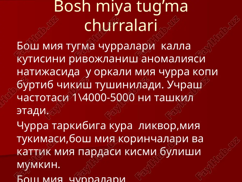 boshmiyatug’machurralari — PPTX