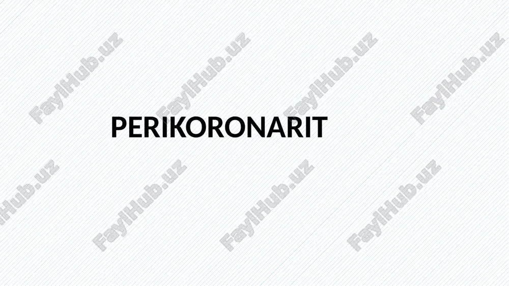 perikoronarit — PPTX