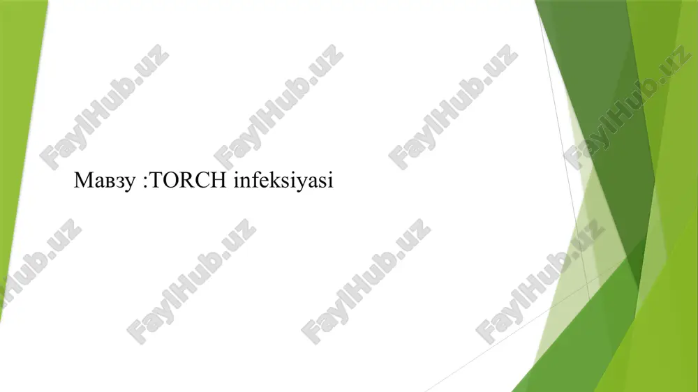 toksoplazmoz — PPTX