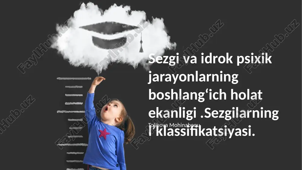 sezgi va idrok psixologiyasi — PPTX