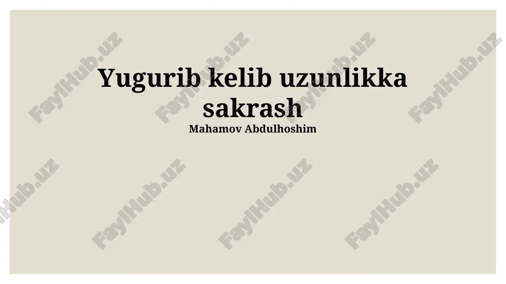 sakrashning sabablari — PPTX