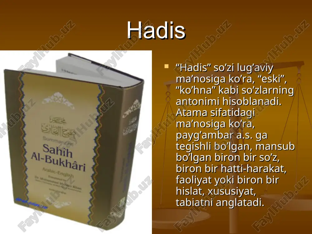 hadis — PPT