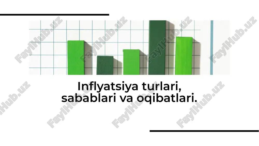 inflyatsiya turlari, sabablari va oqibatlari. — PDF
