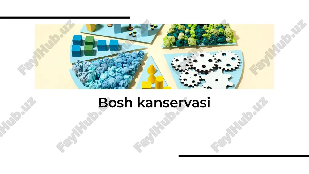 bosh kanservasi — PDF
